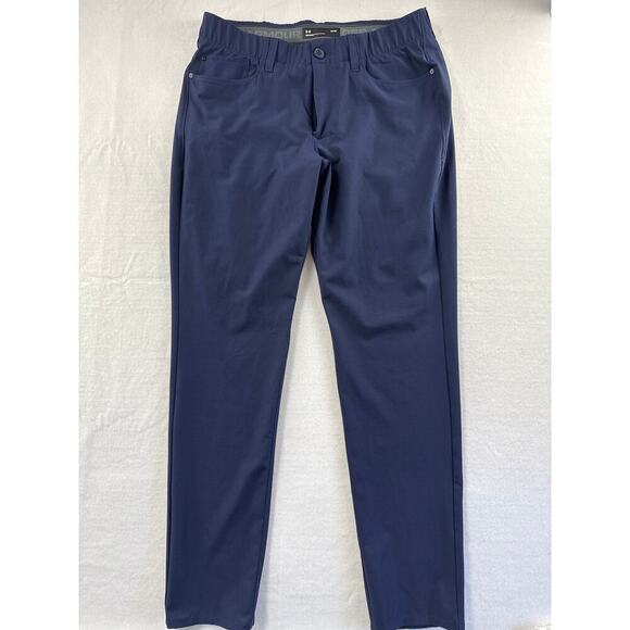 Men’s Under Armour Blue Jogger Pants Sz 30/32 - Picture 1 of 4